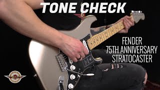 Video thumbnail for TONE CHECK: Fender 75th Anniversary Stratocaster Demo | No Talking by Cream City Music