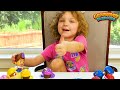 Genevieve makes Toy Cupcakes for Paw Patrol with Icing and Sprinkles!