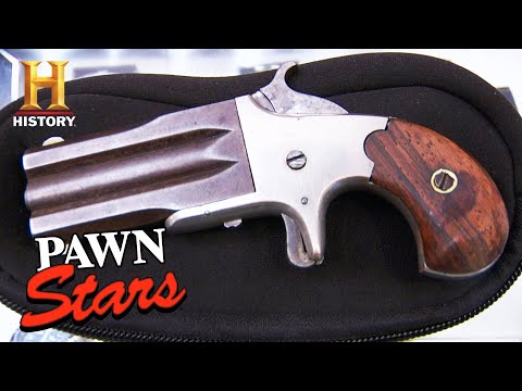 Pawn Stars: Over-Under Pistol Worth OVER THE TOP Money (Season 6) | History