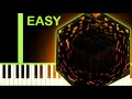 ARIA MATH MINECRAFT EASY Piano Tutorial