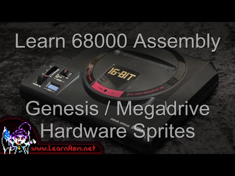 Lesson YQuest10 - Hardware sprites on the Genesis