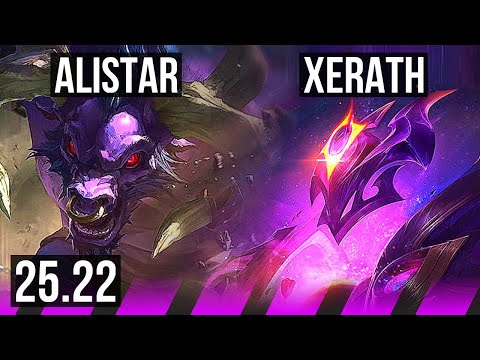 ALISTAR & Yunara vs XERATH & Aphelios (SUP) | 1/2/17 | KR Master | 25.22