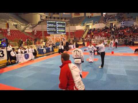 Carl Davis (ENG) v Vladislav Zarov (EST) - Male -71kg Sparring Semi-Final