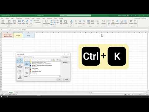 44 Insert a hyperlink to your worksheet