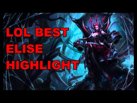 elise highlight lol | best elise | elise montage gameplay |play by challenger | league of legends