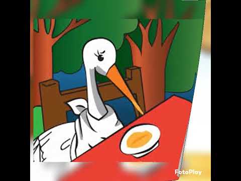 LA VOLPE E LA CICOGNA (tratto da: "Le più belle favole di Fedro").