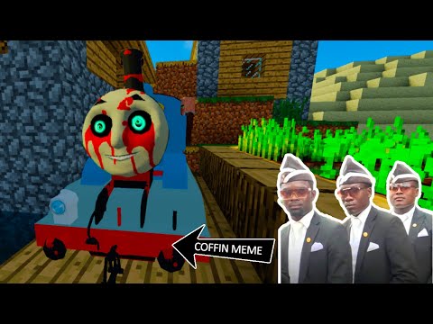 This is THOMAS THE TANK ENGINE.EXE and FRIENDS in Minecraft - Coffin Meme PJ MASKS