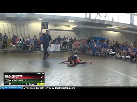 77 Lbs Round 3 (8 Team) - Riley Alcantar, Team Florida Vs Teequavious Mills, Georgia 791c