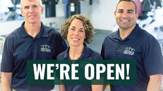 We're OPEN and Ready to Serve You!