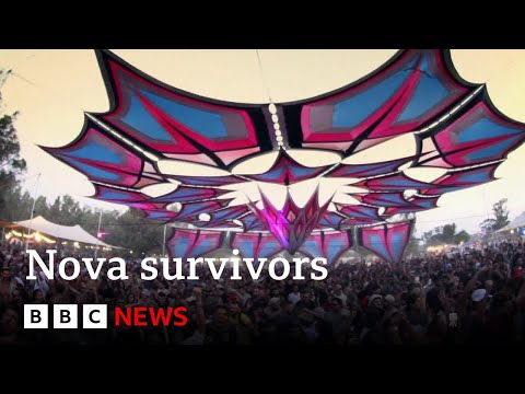 Video | 'We danced with joy then hid among the dead' – Nova survivors recall Hamas massacre | BBC News