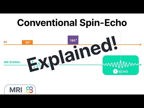 What is a conventional spin echo pulse sequence? - MRI physics explained