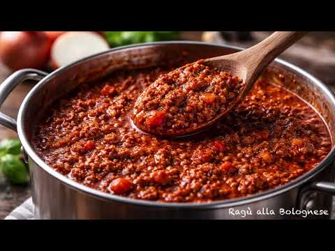 Ragù alla Bolognese Tradizionale | Ricetta Originale Emiliana 🇮🇹