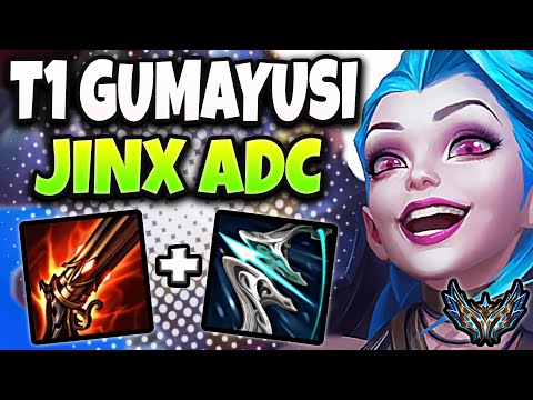 T1 Gumayusi Jinx vs Kaisa [ ADC ] Patch 12.23 Korea Challenger ✅