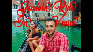 Lebanese Couple Exploring Venice with Gondola