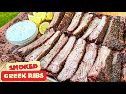 Smoked Greek Ribs | Tender Pork with Homemade Greek Seasoning on the Grill