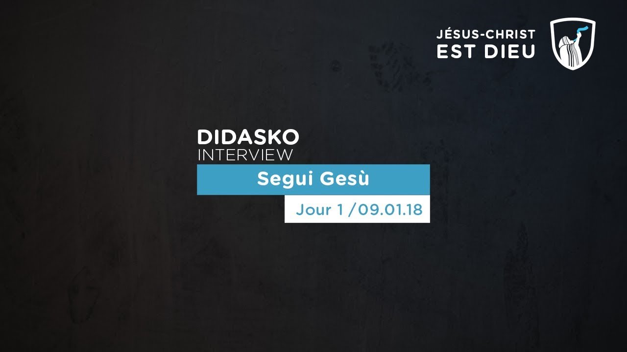 Thumbnail of video: Segui Gesù - Interview