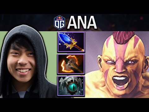 OG.ANA AMAZING ANTI-MAGE WITH AGHANIMS-BF - DOTA 2 7.30 GAMEPLAY