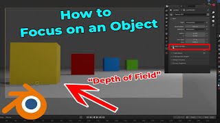 How to Focus Camera on an Object in Blender