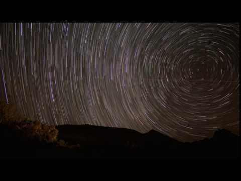 Star trails - North Lanzarote. December 29th 2016