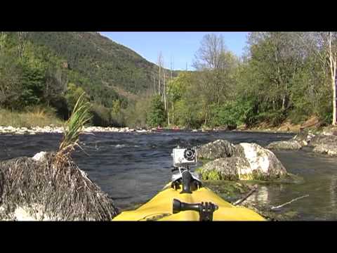 GORGES DU TARN 2011 - Clip 10: Die untere Schlucht LES VIGNES - LA ROZIER