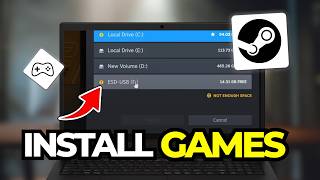 How To Install Steam Games On A USB Drive (Tutorial 2026)