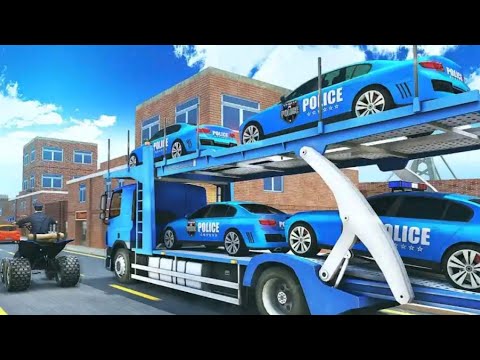 Transporting Compact SUV in Cargo Plane - Police Car Transporter Simulator - Android GamePlay