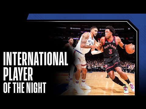 International Player of the Night - OG Anunoby | November 2, 2021