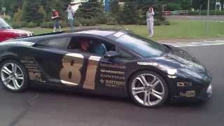 preview picture of video 'Gumball 3000 2013, Augustów, team 81 Lamborghini Gallardo'
