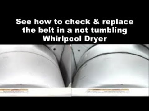 Whirlpool Dryer Drum Not Spinning - The Drive Belt May Be To Blame!