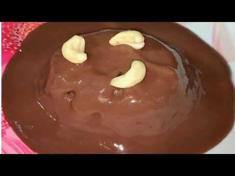 Chikoo pudding / quick desert / sapota pudding