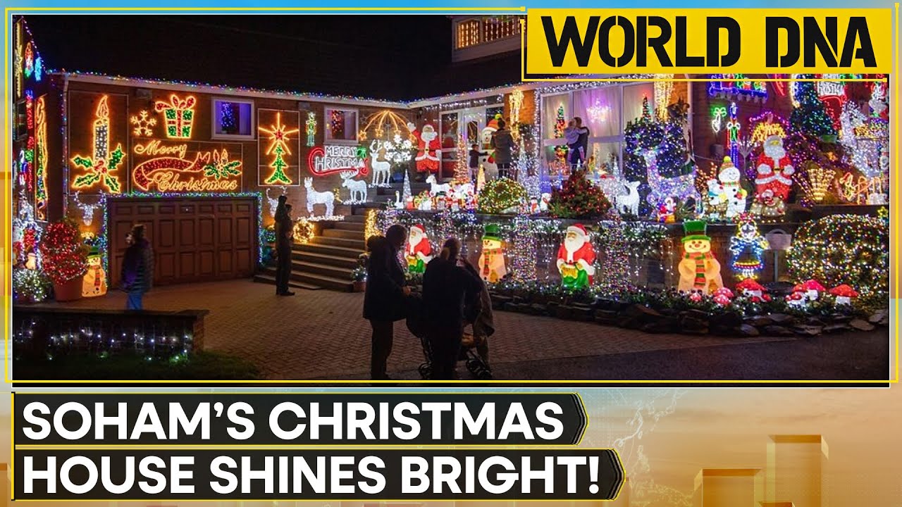 Christmas 2025: Couple’s Annual Christmas Light Display Draws Thousands to Soham | WION World DNA
