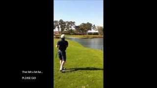 preview picture of video 'How to fat it into the water at TPC Sawgrass 17th - Scratch Golfer - Bad golf shot'