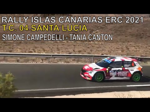 🔵 Rally Islas Canarias - ERC!! T.C. 04 Santa Lucia - SIMONE CAMPEDELLI - TANIA CANTON 19/11/21