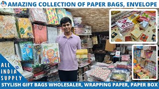 Gift Paper Bags Wholesale Market Kolkata | Wrapping Paper, Envelopes, Paper Boxes