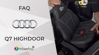Audi Q7 HIGHDOOR Kinder Elektroauto FAQ Video | Hilfe, Tipps, Tricks, Fragen & Antworten 2022 🔧