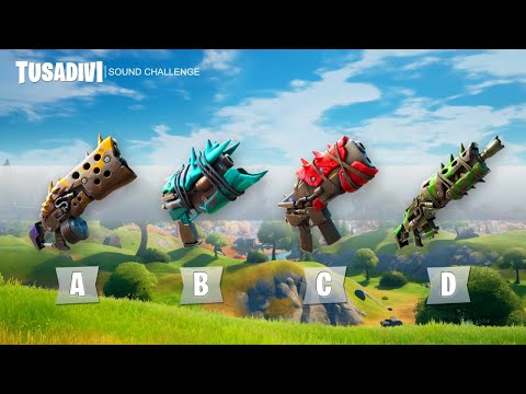 GUESS THE FORTNITE WEAPON SOUND - #6 - FORTNITE CHALLENGE | tusadivi