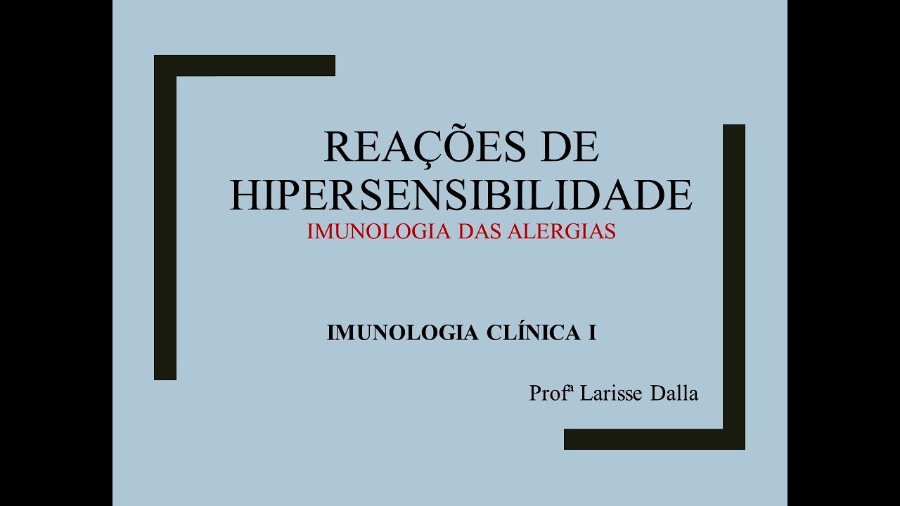 Hipersensibilidades - Tipo III