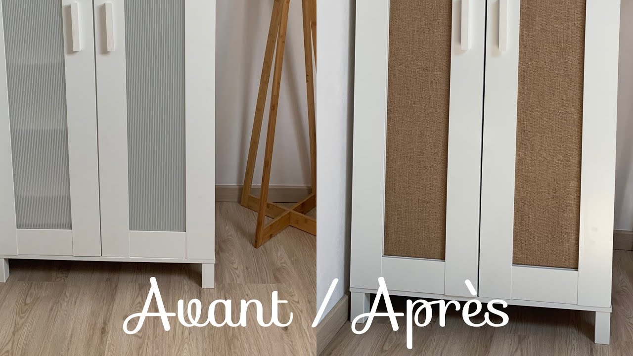 Je transforme un meuble IKEA avec de la toile de jute