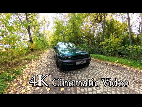 Volkswagen Golf 3 Dragon Green / [4K] Cinematic Video In Autumn