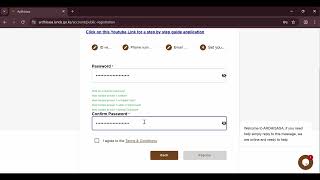 How to Create Ardhisasa Account.