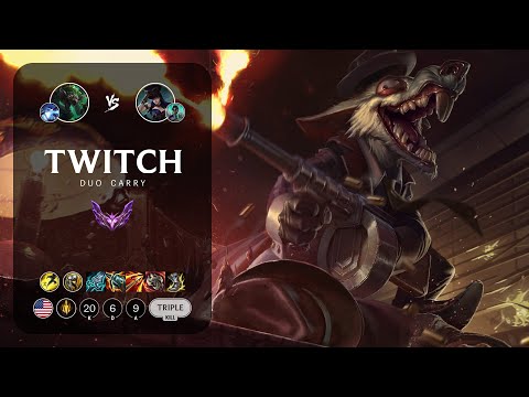 Twitch ADC vs Caitlyn - NA Master Patch 13.1