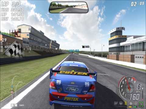 V8 Supercars 3 - Toca DTM Race Driver 3 - PC Gameplay - Online Race - Video Clips
