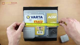 Varta 6CT-50 AGM АзЕ Silver Dynamic A9 (550901054) - відео 1
