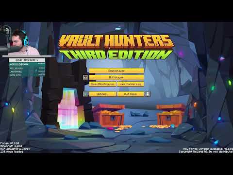 CaptainSparklez “Minecraft: Vault Hunters 1.18 Ep 38 - Actually Lucky OMG” Cut Intro