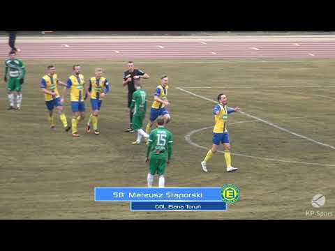Elana Toruń 2 - 0 Sokół Kleczew / SKRÓT / III liga gr. 2 [24.03.2018]