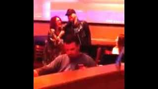 Pamela Des Barres and Kip Brown do a bit of Sonny & Cher Karaoke 10/1/2013