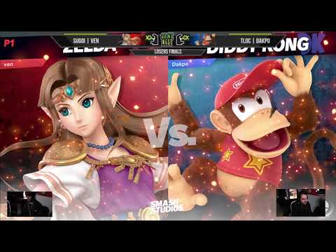 Game Nest Smash It Up: Sugoi  | Ven (Zelda) vs TLOC | Dakpo (Diddy Kong) - Losers Finals