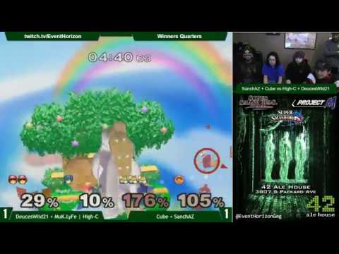Construct 97 - DeucesWild21 + MuK.LyFe  High-C vs Cube + SanchAZ - Melee Doubles WQ