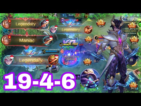 Dyrroth 19 Kills - Build Dyrroth Tersakit 2021 - Dyrroth Mobile Legends