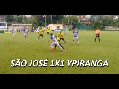 Gols do empate entre São José e Ypiranga